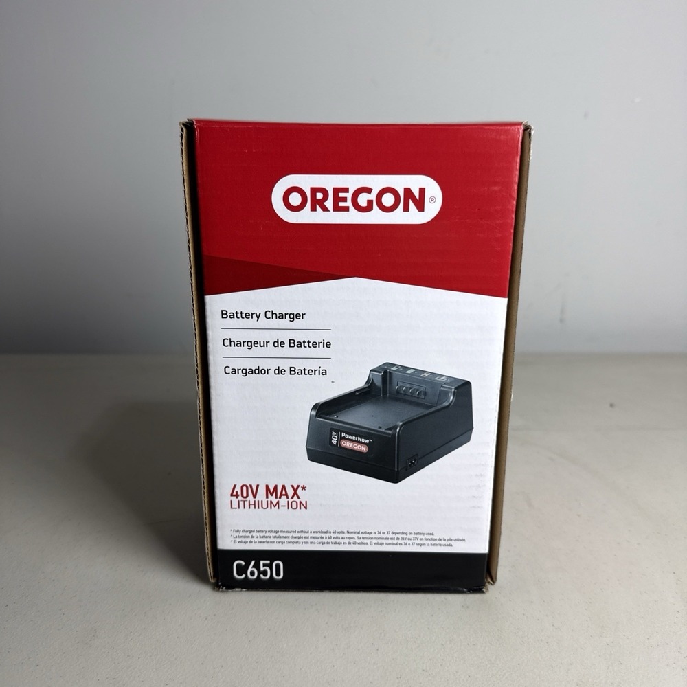 Oregon C650 40 Volt Lithium-Ion Battery Charger # 594076